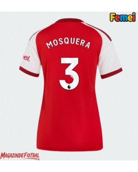 Arsenal Cristhian Mosquera #3 Tricou Fotbal Replică 2026-27 Femei Acasa Arsenal Cristhian Mosquera #3 Tricou Fotbal Replică 2026-27 Femei Acasa